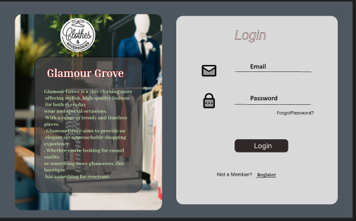 Screenshot of Library Web App
